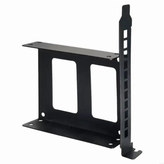 FOR Double Bay Metal Bracket For 2.5in 3.5In Hard Drive Horizontal Vertical Mount