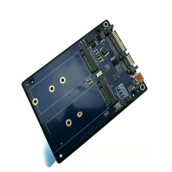FOR Double NGFF SATA3.0 adapter SSDs riser M.2 2 ngff raid0 raid1 to usb3.0 enclosure