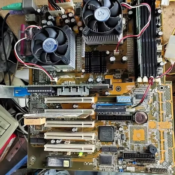FOR Dual CPU Motherboard Socket 370 For CUV4X-D CUV4X-DLS