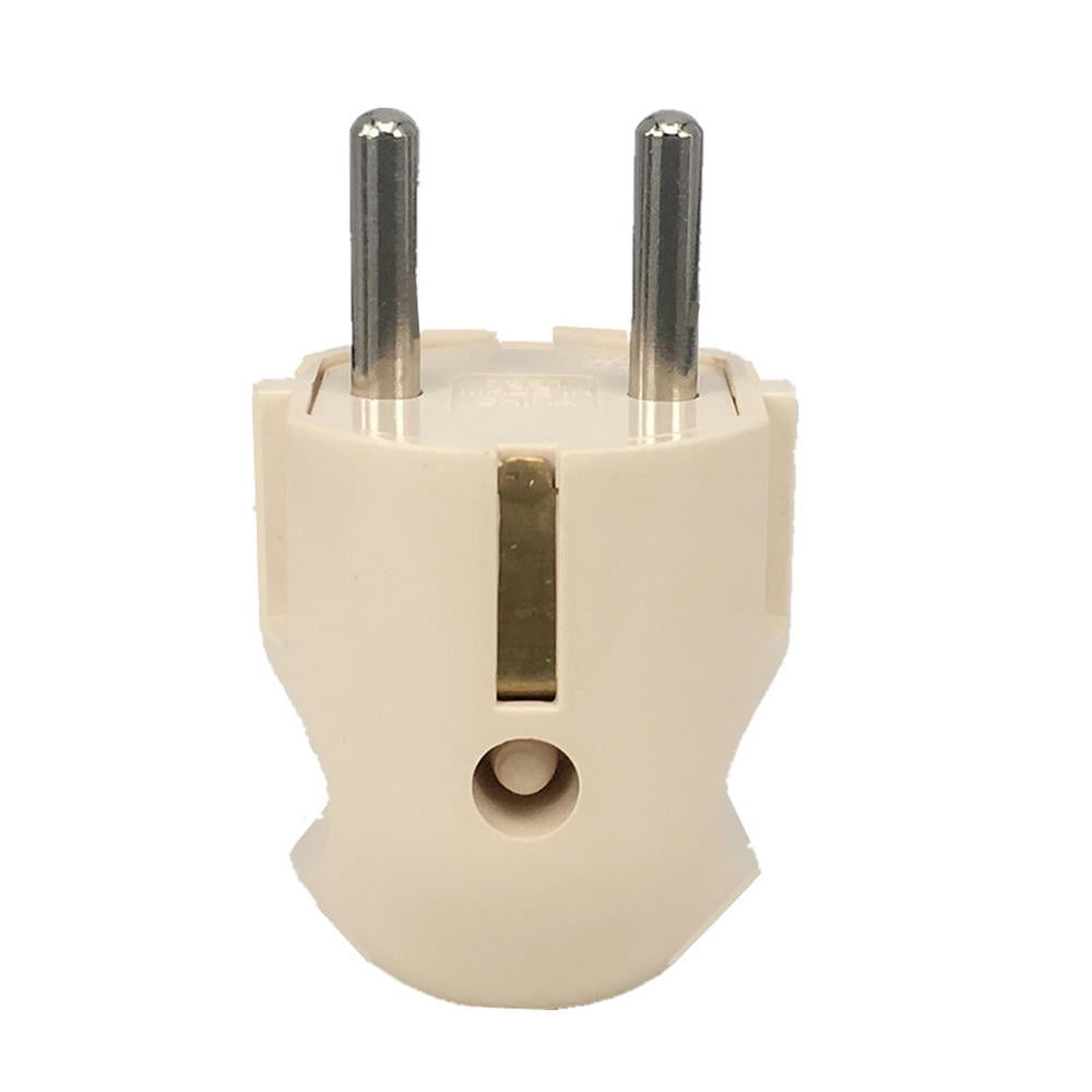 FOR EU European 2 Pin AC Electrical Power Socket CE Rewireable Plug