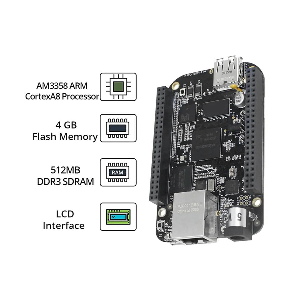 FOR Embedded Development Board for BB Black Embedded AM3358 Cortex-A8 ...