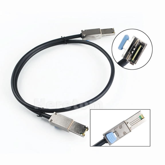 FOR External Mini SAS 4x SFF-8088 26Pin to SFF 8088 26Pin Data Cable Support 6gbps Band 1M/100CM