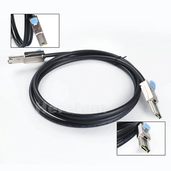 FOR External Mini SAS 4x SFF-8088 to SFF-8088 26P Cable 1M 2M External Mini SAS Cable 6gbps/12gbps 100CM/200CM