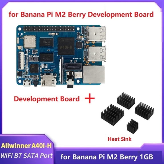 FOR For Pi M2 Berry+4X Heat Sink Development Board A40I Quad Cortex SATR Interface With Heat Sink