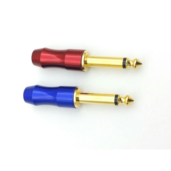 FOR GOLD PLATED 6.35 mm (1/4 in) Jack Male MONO JACK PLUG connector for soldering