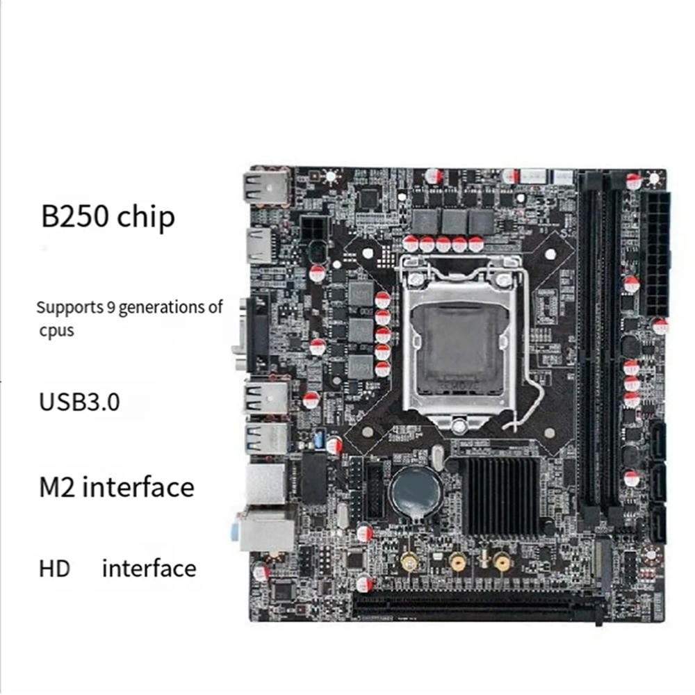 FOR H310 B250 Desktop Computer Motherboard LGA 1151 for 6Th 7Th 8Th 9Th Gen for I3 I5 I7 M ATX Motherboard DDR4