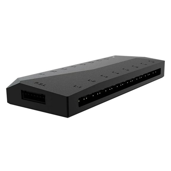 FOR HA-02 A Hub PWM Fan Controller Powered 8 Way 5V 3 Pin 8 Way PWM Fan For SATA Household Computer Part