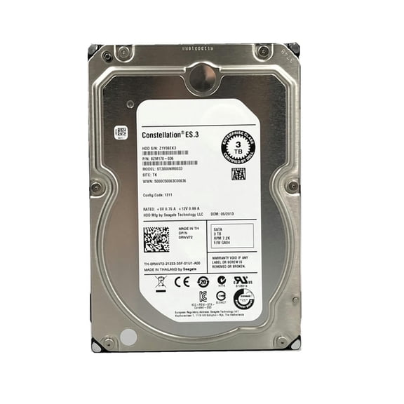 FOR HDD For 3TB 3.5 SATA 128MB 7200RPM For Internal HDD For Enterprise Class HDD For ST3000NM0033 0RWV72 RWV72