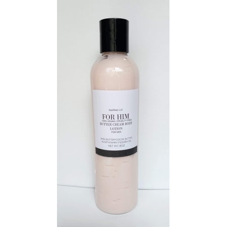 FOR HIM Body Lotion for Men (100% Vegan / Cruelty Free) 8oz, 2.7oz