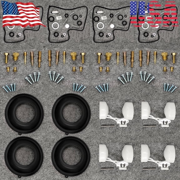 FOR HONDA V45 MAGNA 700 VF750S VF750F DIAPHRAGM FLOAT Carburetor Repair Kit USA