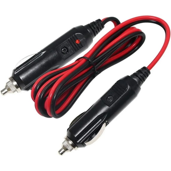 FOR Heavy-Duty 3FT 16AWG Male to Male Plug Cord with LED Indicator 15A Fuse Protection on Both Plugs