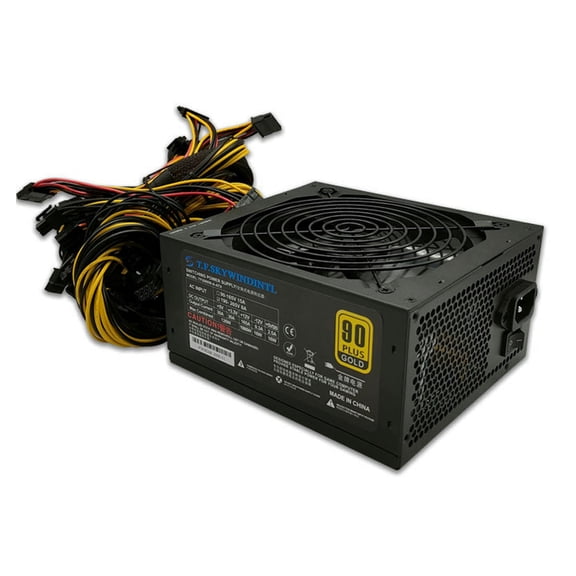 FOR High Efficiency 2000W Mining Power BTC ATX Mining Power Supply ETH Mining PSU PC Power Supply Mining 8 GPU