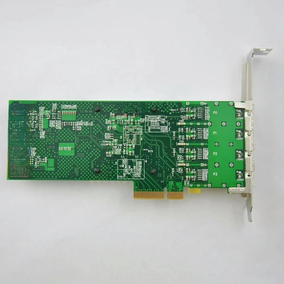 FOR I350-F4 4 SFP Port PCI-E X4 Gigabit Ethernet Fiber Optic lan network card
