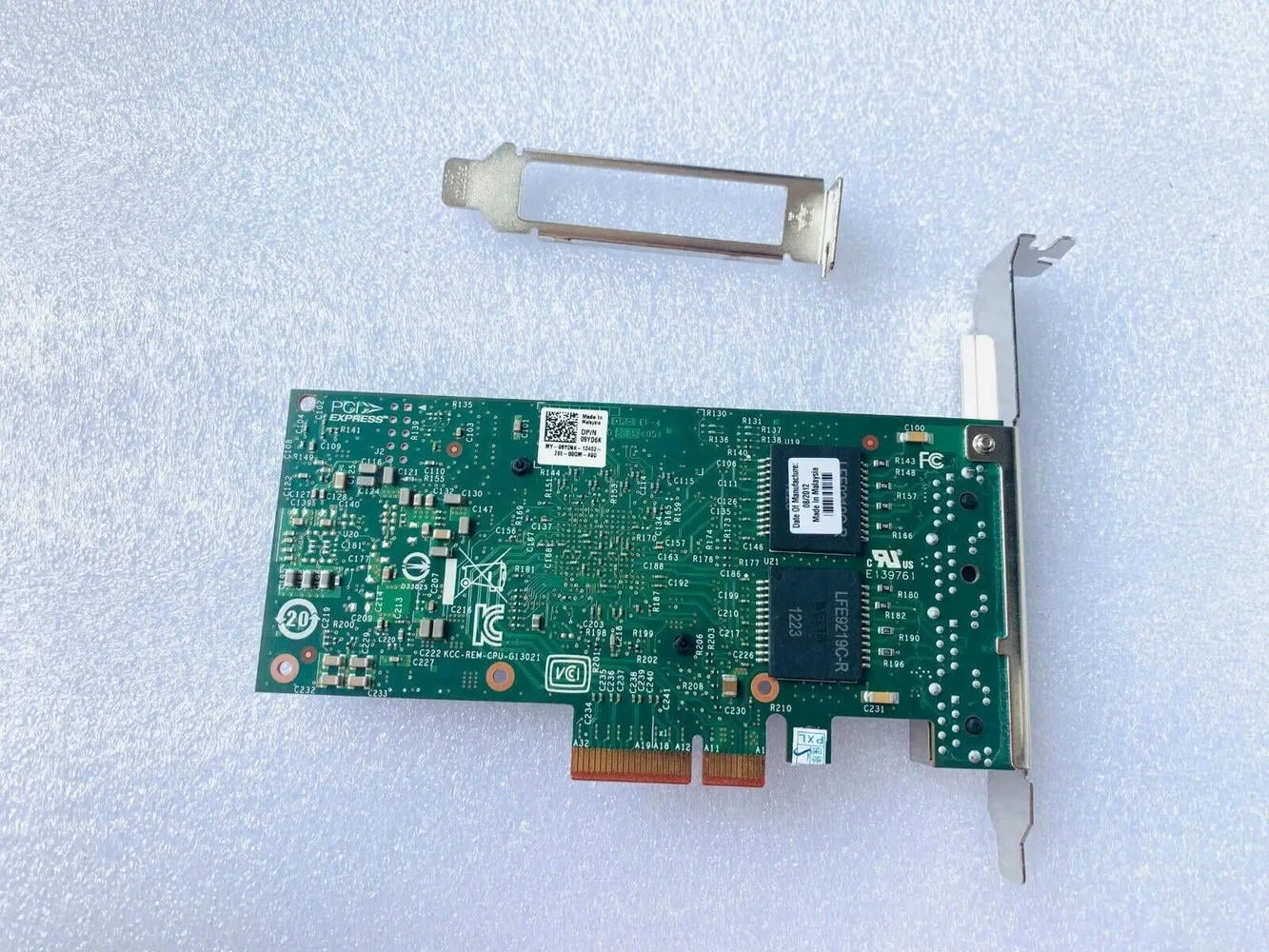 DELL I350-T4 RJ45 Ethernet Server Adapter RJ45 Intel I350-T4 K9CR1 THGMP 9YD6K