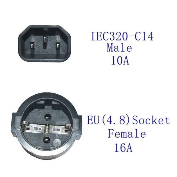 FOR IEC320 C14 TO EU Power IEC 320 C14 to EU EU power PDU Cable