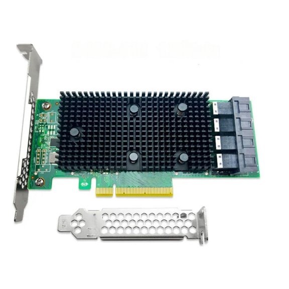 FOR IT Mode 12GB 16-Port SAS SATA Nvme 9400-16i PCIe 3.0 SFF8643*4 Controller