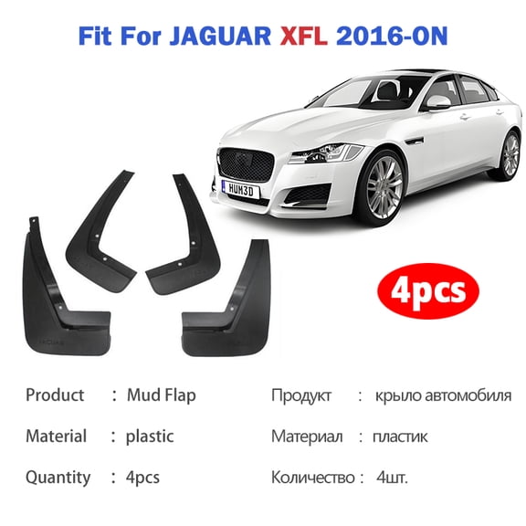 FOR JAGUAR XF X250 XFL XF Sport Mudguard Car Mudflaps Fender Mud Flap Guards Splash Mudguard Car Accessories 1set 4pcs