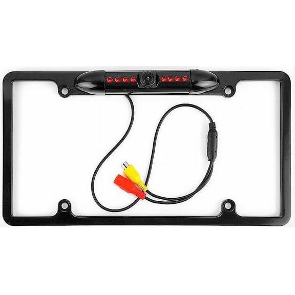FOR KENWOOD DNX890HD DNX-890HD NIGHT VISION COLOR REAR VIEW CAMERA BLACK FRAME