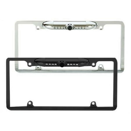 FOR KENWOOD KVT-7012BT QUALITY NIGHT VISION - COLOR REAR VIEW CAMERA - CHROME FRAME