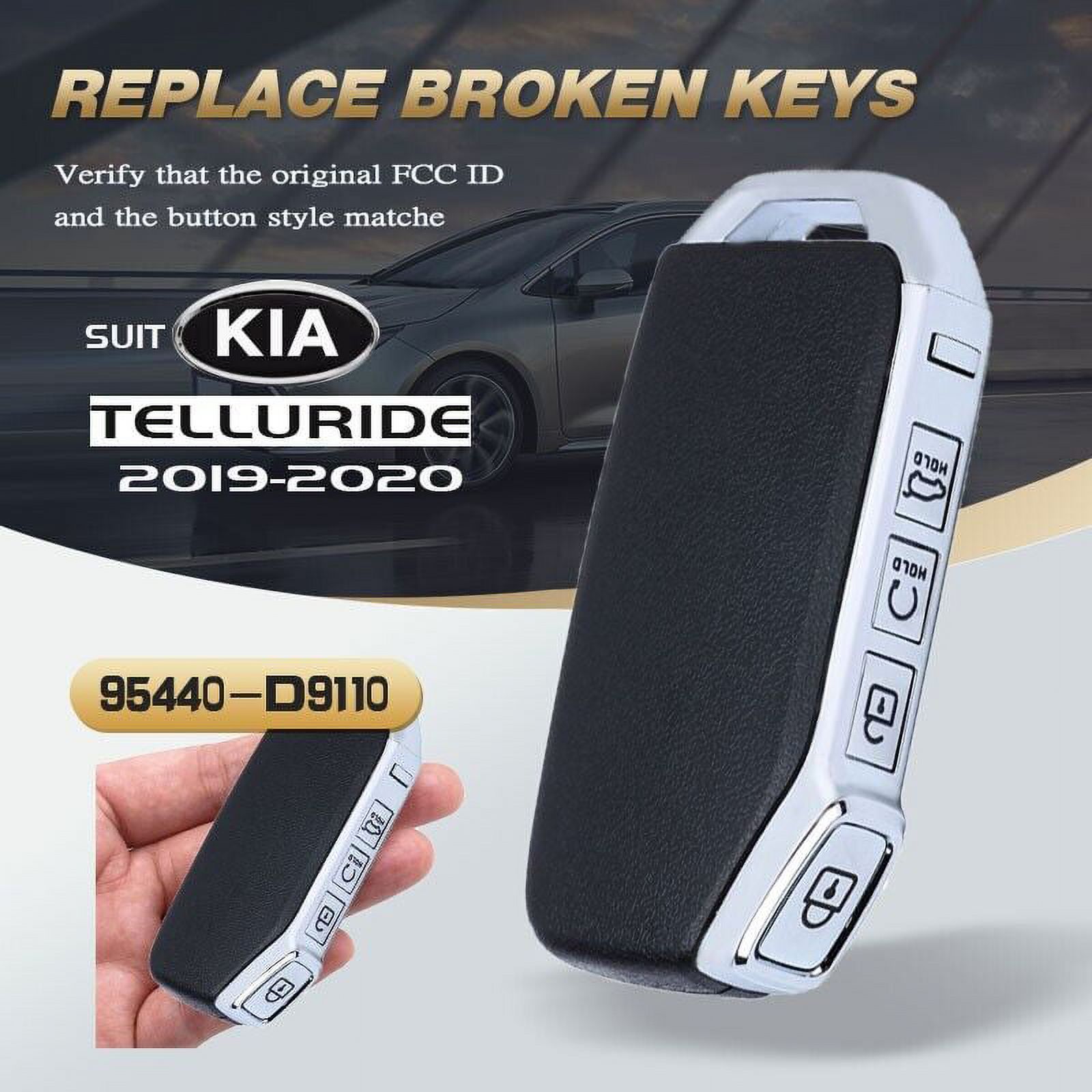 2020 2021 Kia Telluride Smart Key, 4 Button Keyless Entry Remote Fob