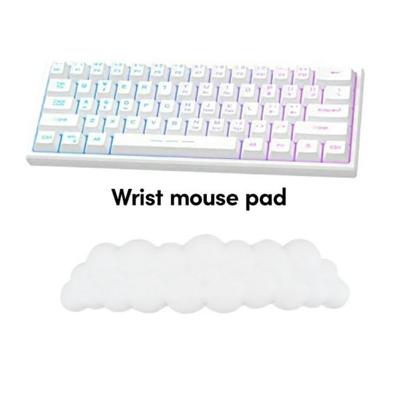 FOR Keyboard and Mouse Wrist Rest Cushion Support Pad Antislip Base and Memory Foam PU Rest