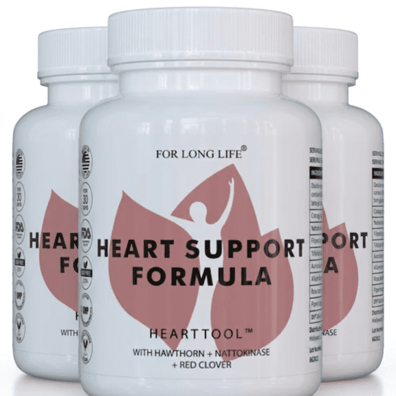 FOR LONG LIFE HEALTHY HEART SUPPORT SUPPLEMENT | Heart Tool Cardiovascular Health Supplement for Optimal Heart Wellness (PACK3)