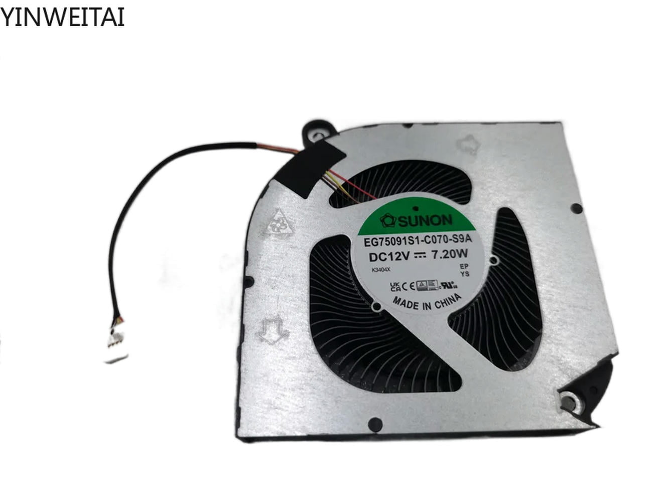 FOR Laptop CPU Cooling FOR EG75091S1-C112-S9A 12V EG75091S1-C070