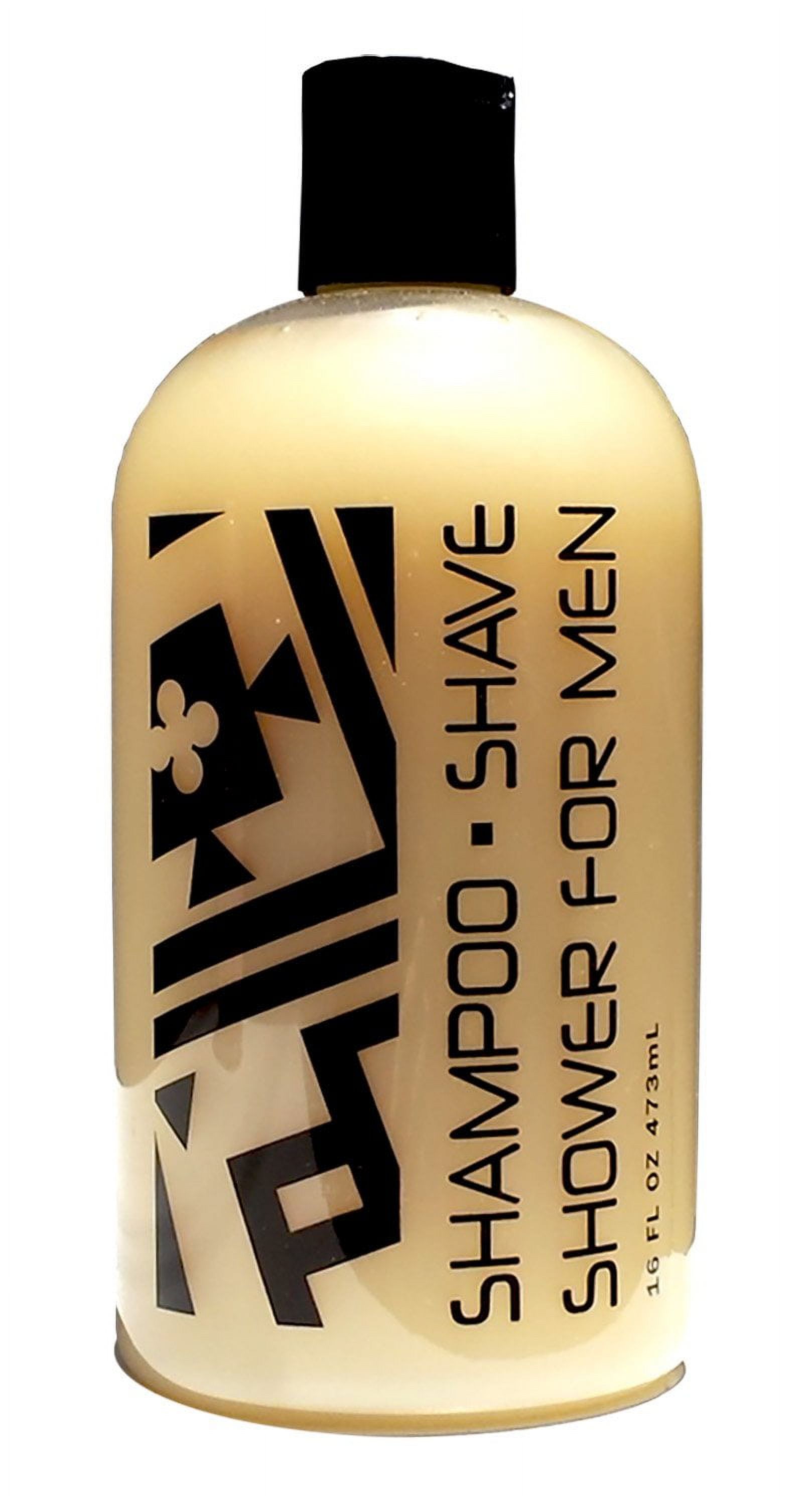 FOR MEN SHAMPOO, SHOWER GEL and SHAVING SOAP 3 in 1 Masculine Scent