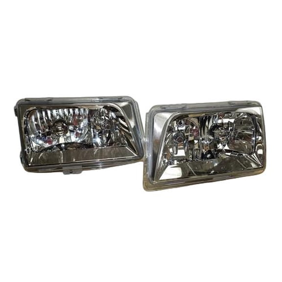 FOR MERCEDES BENZ 85-93 E CLASS W124 CRYSTAL CLEAR HEADLIGHTS NEW LEFT + RIGHT