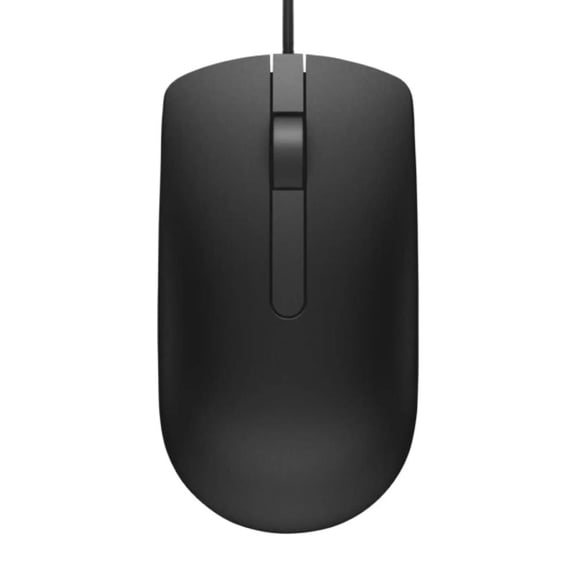 FOR MS116 Optical Reliable Wired USB Mouse Scroll Wheel 2 Buttons Black White