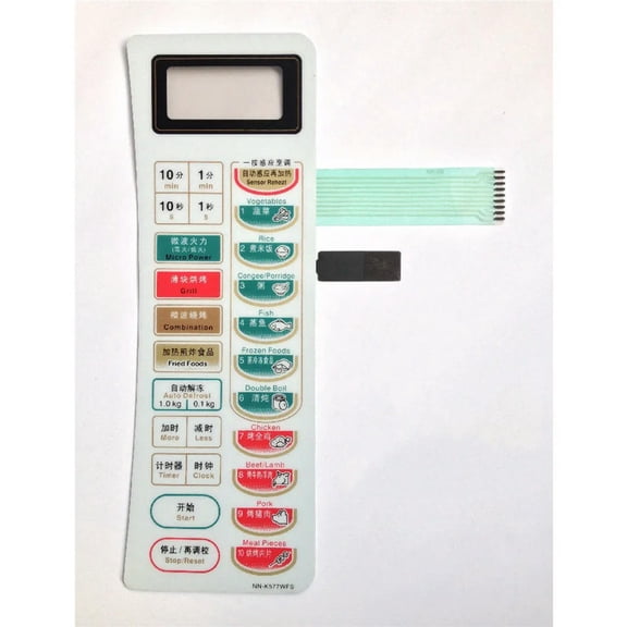 FOR Micro Panel Switch Membrane Switch Replacement NN-K577WFS Touch Switch for Micro Oven Repair Parts