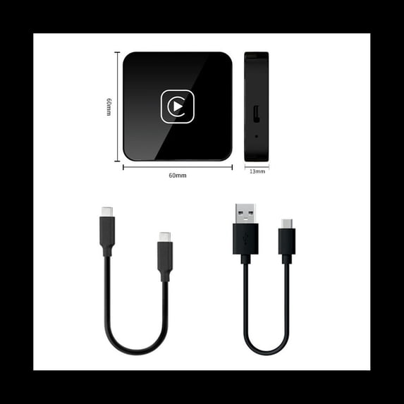 FOR Mini CarPlay Box Wired to Wireless Adapter Wireless CarPlay Adapter Support Auto Connection Charging for IOS15