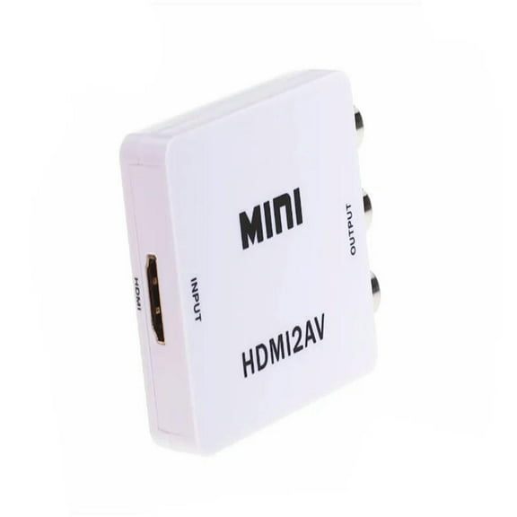 FOR Mini HD Video Converter Box HDMI to RCA AV/CVSB L/R Video 480P 720P 1080P HDMI2AV Support NTSC PAL Output HDMI TO AV Adapter