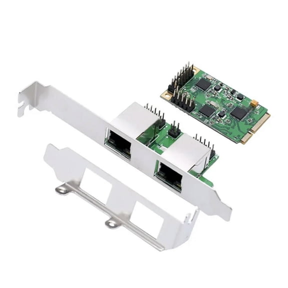 FOR Mini PCI-Express Dual Gigabit Ethernet Controller Card 10/100/1000 BASE-T Ethernet LAN controlle
