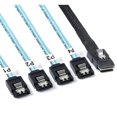thumbnail image 1 of FOR Mini-SAS SFF-8087 To 4 SATA Cable Mini SAS 4i SFF8087 36P To 4 SATA 7P Cable, 1 of 1