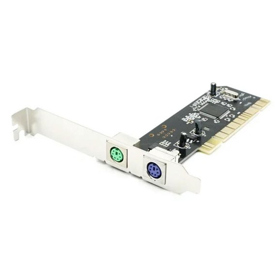 FOR PCI 32bit to 2x PS//2 Port For PC Keyboard Mouse Adapter Card