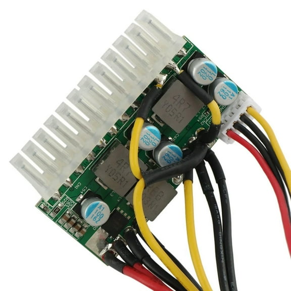 FOR PCI-E 6PIN Male Output DC 12V 300W DC-ATX-300W 24Pin PICO ATX Switch PSU Power Supply Module For BTC Mining