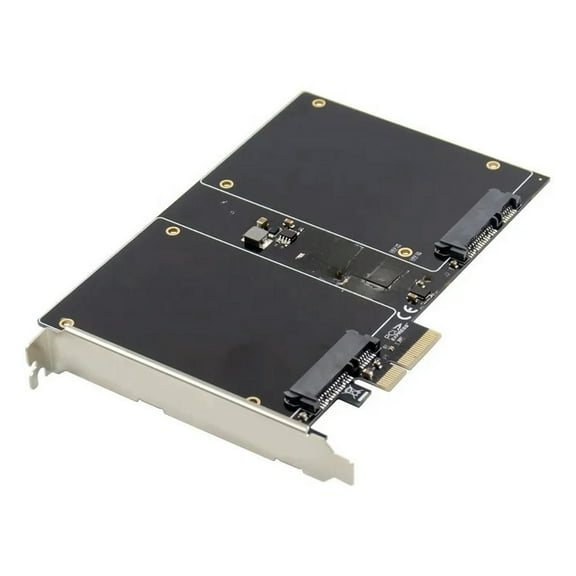 FOR PCI-E X2 To 2.5-inch SATA3.0 controller card SSD HDD 88SE9230 chipset 2 port Sata 3.0 to pcie card 6gbps Gen 3