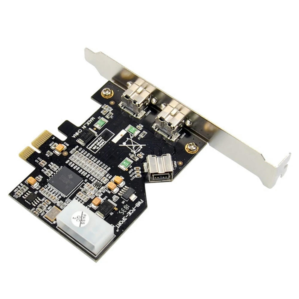 FireWire PCI-adapterkaart 1394b 3-poorts – 2x 1394b (800 Mbps) + 1x 1394a (400 Mbps) – Voor 3,3V/5V 32/64-bit PCI – Incl. Levenslange Garantie