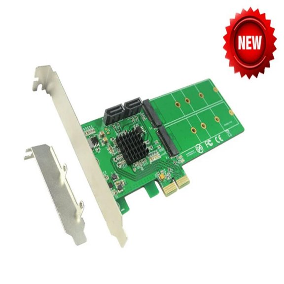 FOR PCI Express to 2 M.2 NGFF + 2 SATA3.0 6Gb/s adapter card key B or key B+M Expand Card