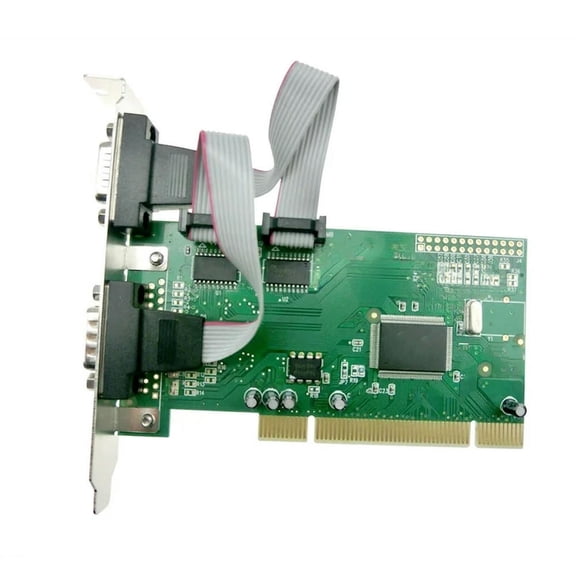FOR PCI Serial Port Card PCI To 2 Ports RS232 COM Converter Card