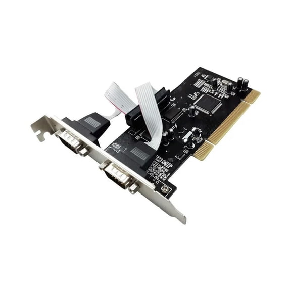 FOR PCI to 2 port Serial ports controller card DB9 RS-232 9865 PCI Serial card MCS9865 chipset pci to 2 rs232 adapter Win10