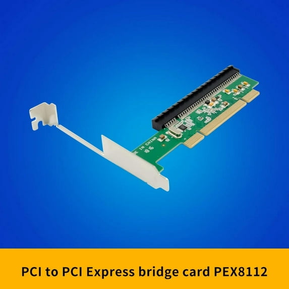 FOR PCI to PCI Express X16 Conversion Card Adapter PXE8112 PCI-E Bridge Expansion Card PCIE to PCI Adapter