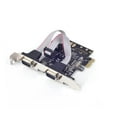 thumbnail image 1 of FOR PCIE 2 Port RS232 RS-232 Serial Port COM to PCI-E PCI Express Card Adapter Converter 2-port Serial Mcs 9922 win10, 1 of 1