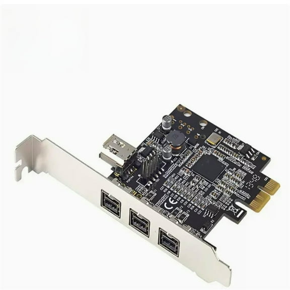 FOR PCIE Combo 3x 1394b Firewire Ports PCI-Express Controller Card 1394 card TI Chipset 1 port internal 1394B 9pin