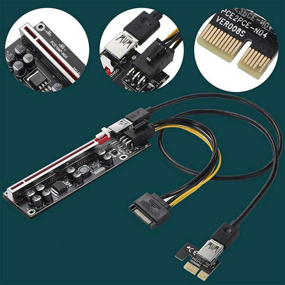 Carte Extension PCI Express USB 3.0 19 Broches - 2 Ports USB3 Adaptateur Interne PCIE 1X