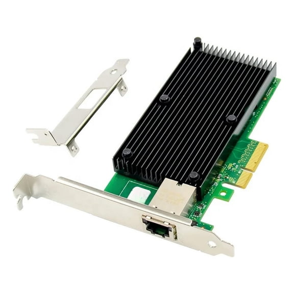 FOR PCIe X4 to Single Port 10GbE RJ45 Server NIC PCIe 10 Gigabit Ethernet server PCI-E card X550 Chipset 10G LAN 10000m