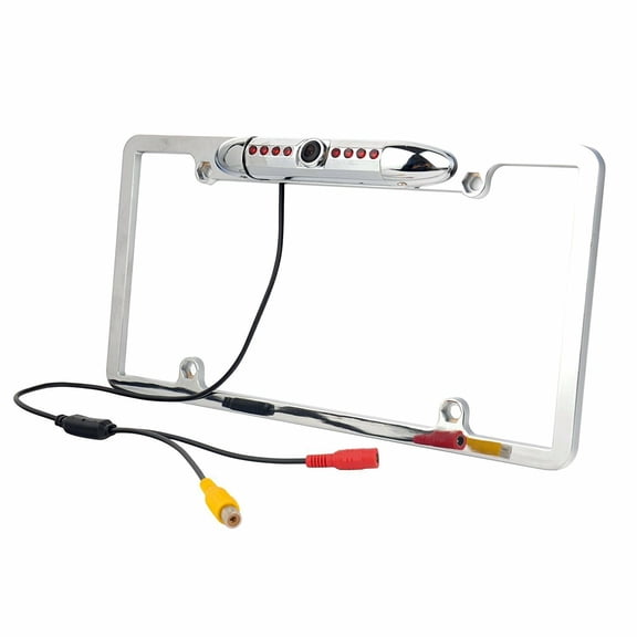 FOR PIONEER AVH-X2500BT NIGHT VISION - COLOR REAR VIEW CAMERA - CHROME FRAME