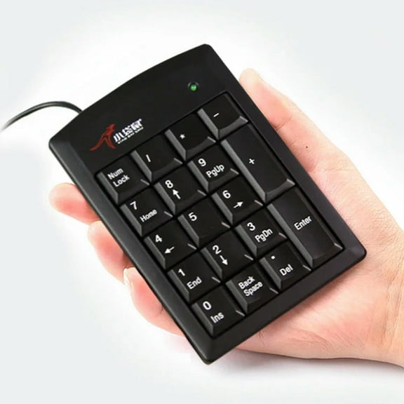 FOR PS//2 19 Keys Keypad Numeric Keyboard Multifunction Wired Number Calculator For Laptop Easy To Use win7 PPSS2 numpad