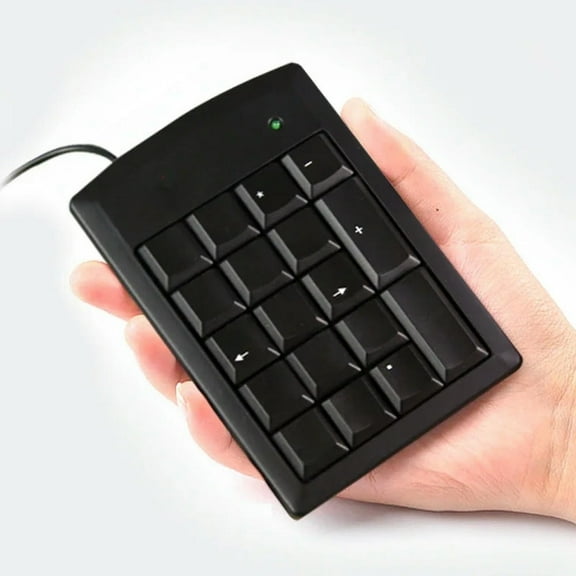 FOR PS/2 19 Keys Keypad Numeric Keyboard Multifunction Wired Number Calculator For Laptop Easy To Use win7 numpad
